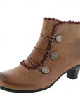 Helvano | Viktorianische Schnür-Stiefeletten für Damen mit Spitze
