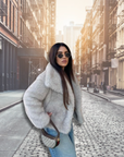 Helvano | Warmer Kunstpelzmantel für Damen