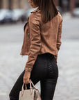 Helvano | Elegante Damenjacke in Lederoptik
