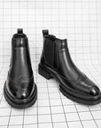Helvano | Chelsea Boots mit Flügelkappe für Herren