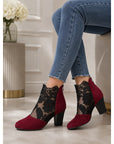 Helvano | Damen-Stiefeletten mit Absatz und Spitze