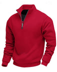 Helvano | Troyer-Sweatshirt mit Viertel-Zip für Herren
