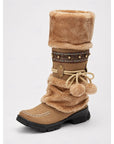 Helvano | Wadenhohe Boho-Winterstiefel für Damen