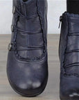 Helvano | Viktorianische Schnür-Stiefeletten für Damen mit Spitze