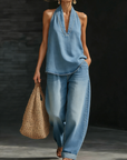 Helvano | Zweiteiler aus Denim für Damen