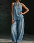Helvano | Zweiteiler aus Denim für Damen