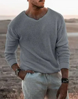 Helvano | Herren Strickpullover mit langen Ärmeln