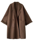 Helvano | Oversized Trench-Mantel aus Wollmischung für Damen