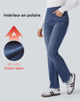 Helvano | Bootcut-Jeans mit hohem Bund für Damen