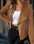 Helvano | Drapierte offene Jacke für Damen