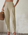 Helvano | Gerade Leinenhose für Damen