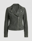 Helvano | Kurze taillierte Bikerjacke für Damen