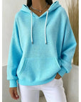 Helvano | Struktur-Hoodie mit Tunnelzug