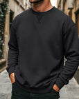 Helvano | Klassisches Rundhals-Sweatshirt für Herren