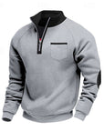 Helvano | Strick-Troyer mit Colour-Block für Herren