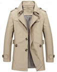 Helvano | Einreihiger Trenchcoat für Herren