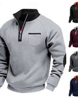 Helvano | Strick-Troyer mit Colour-Block für Herren