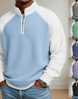 Helvano | Strukturierter Troyer-Pullover für Herren