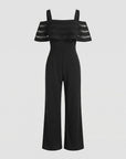 Helvano | Schulterfreier Abend-Jumpsuit mit weitem Bein