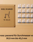 Helvano 16 Stück – Gross: passend für 30,5 mm bis 43,2 mm