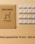 Helvano 16 Stück – Mittel: passend für 19 mm - 30,5 mm