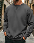 Helvano | Klassisches Rundhals-Sweatshirt für Herren