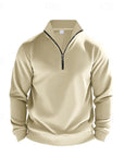 Helvano | Troyer-Sweatshirt mit Viertel-Zip für Herren