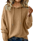 Helvano | Lockerer Strickpullover mit Kapuze