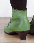 Helvano | Viktorianische Schnür-Stiefeletten für Damen mit Spitze