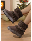 Helvano | Damen-Schneestiefel mit flauschigem Besatz