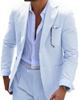 Helvano | Gestreiftes Sommer-Set für Herren mit Hemd und Hose