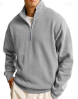 Helvano | Troyer Sweatshirt mit Reissverschluss für Herren