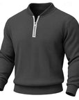 Helvano | Gerippter Troyer Pullover für Herren