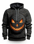 Helvano | Halloween Hoodie mit Grafik-Print für Herren