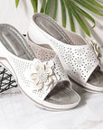Helvano | Offene Sandalen mit Fussbett für Damen