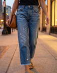 Helvano | Damen Jeans mit geradem Bein