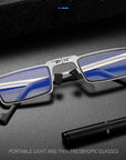 Helvano | Faltbare Lesebrille aus Titan, ultraleicht
