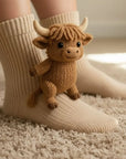 Helvano | Kuschelige Tiermotiv-Socken für Erwachsene