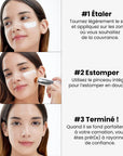 Helvano | 2-in-1 Foundation Stick mit Pinsel