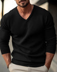 Helvano | Strickpullover mit V-Ausschnitt für Herren