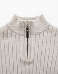 Helvano | Gerippter Troyer-Pullover für Herren