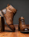 Helvano | Herren Schnürstiefeletten für Herbst & Büro
