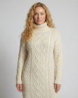 Helvano | Strickkleid für Damen in Beige
