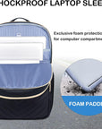 Helvano | Leichter Laptop-Rucksack mit USB-Anschluss