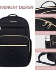 Helvano | Leichter Laptop-Rucksack mit USB-Anschluss