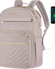 Helvano | Leichter Laptop-Rucksack mit USB-Anschluss