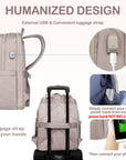 Helvano | Leichter Laptop-Rucksack mit USB-Anschluss
