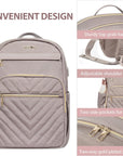 Helvano | Leichter Laptop-Rucksack mit USB-Anschluss