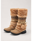 Helvano | Wadenhohe Boho-Winterstiefel für Damen