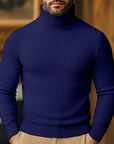 Helvano | Rollkragenpullover mit Zopfmuster für Herren